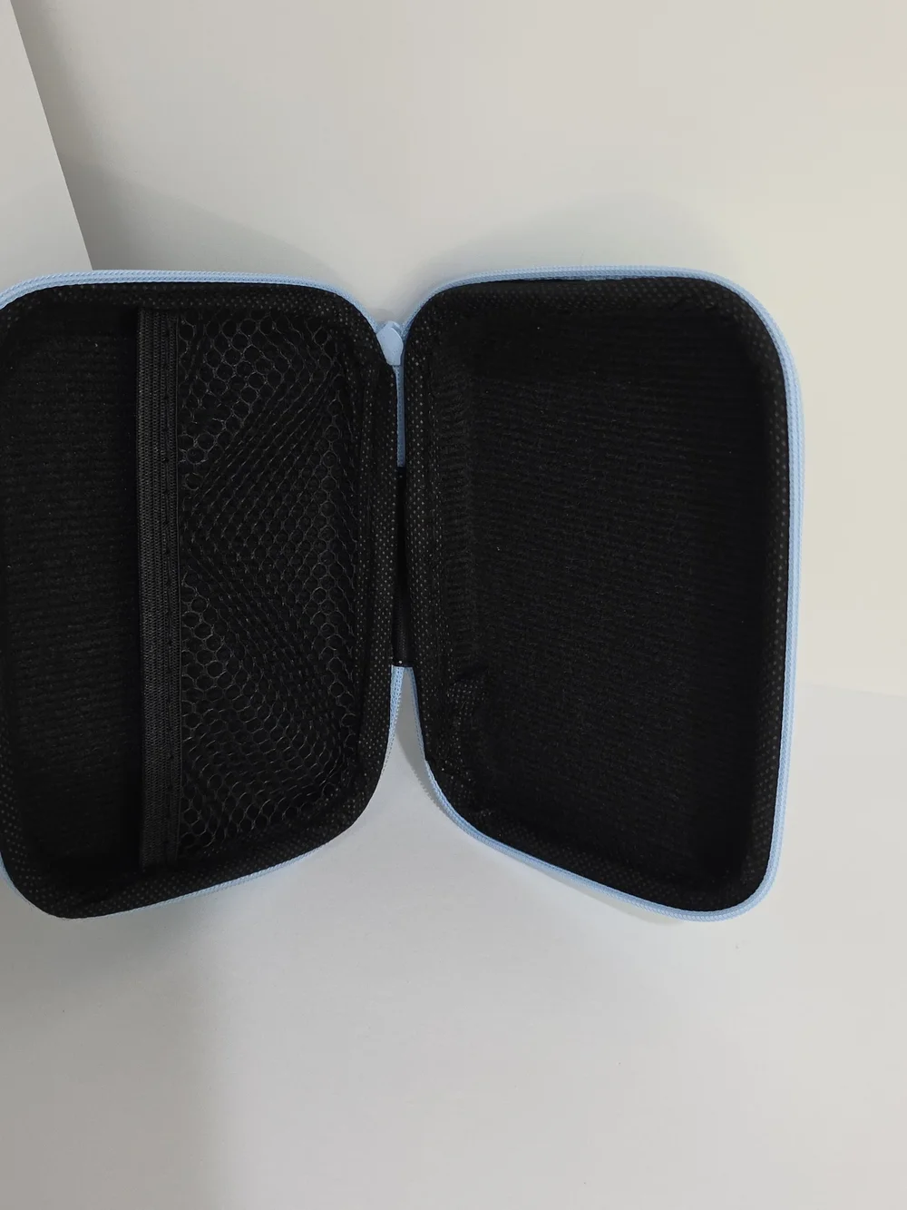 Scrump Stitch Light Blue Makeup Organizer Pouch